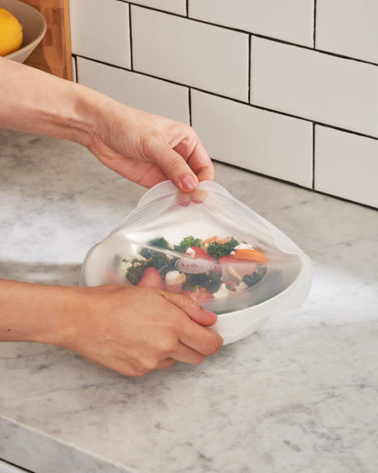 3-Piece Reusable Stretch Lids - Round Set