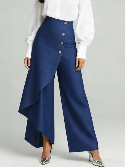 Women Plain Long Pants Casual Spring/Fall Trousers